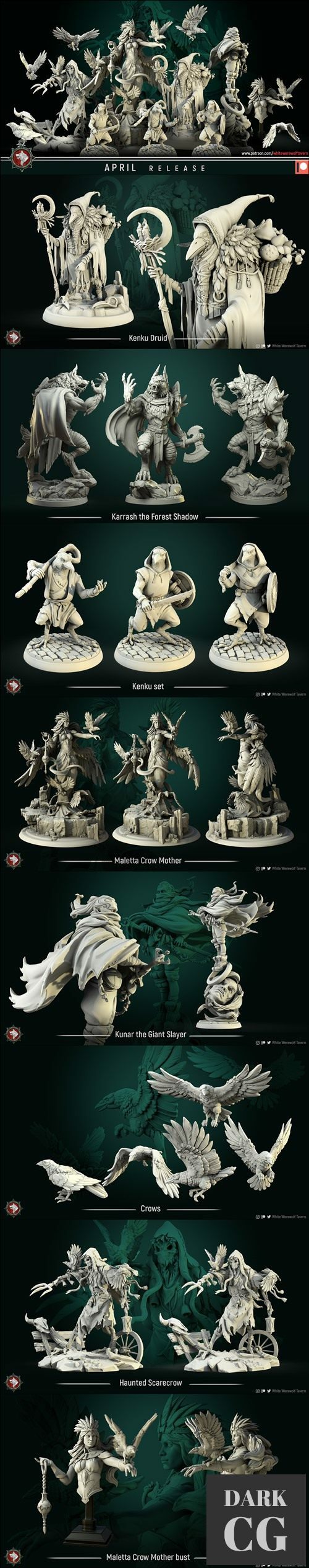 ﻿White Werewolf Tavern April 2021 – 3D Print