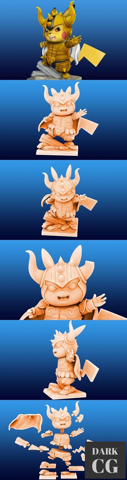 ﻿Pikachu Aldebaran – 3D Print