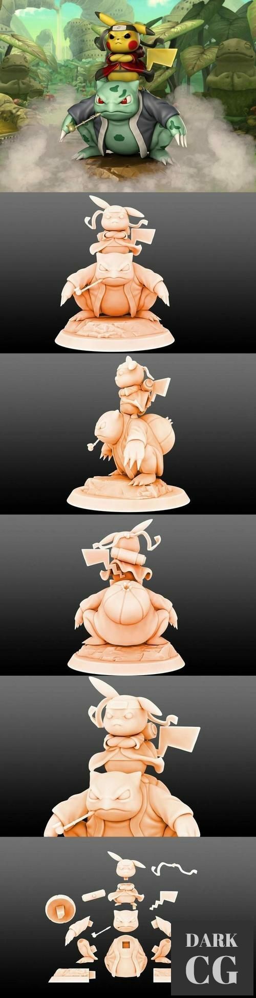 ﻿Pikachu Naruto Cosplay – 3D Print