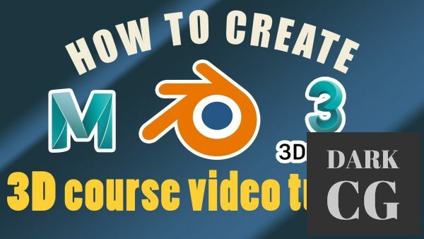 How to create 3D video tutorial - Blender Maya 3D