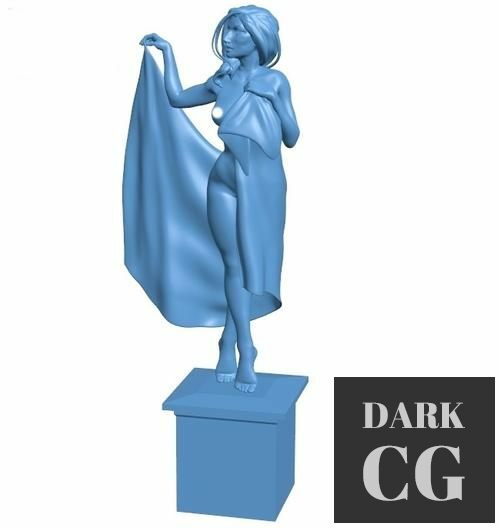 Posing with towel – 3D Print