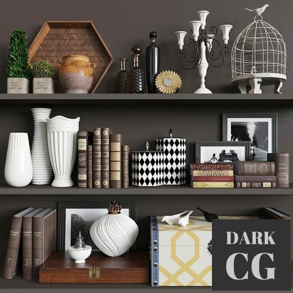 3D Model Decor set Sk 1
