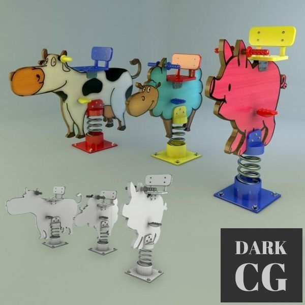 3D Model Spring Toys