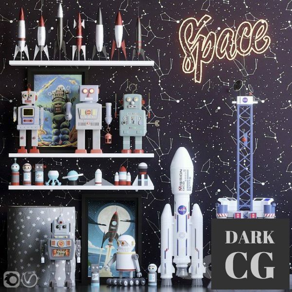 3D Model Toys Space