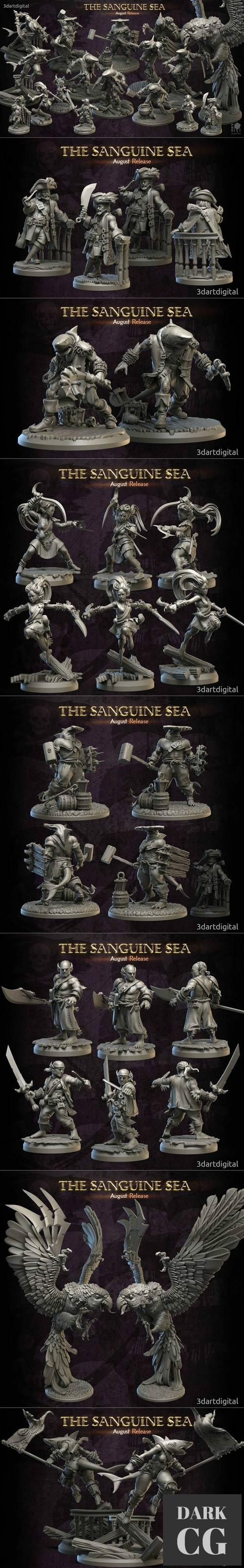 The Sanguine Sea - August Release – 3D Print