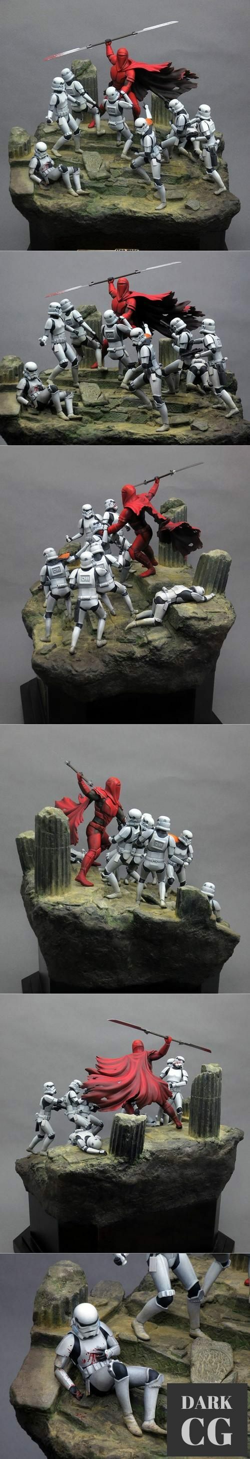 ﻿Star Wars Crimson Empire Kir Kanos – 3D Print