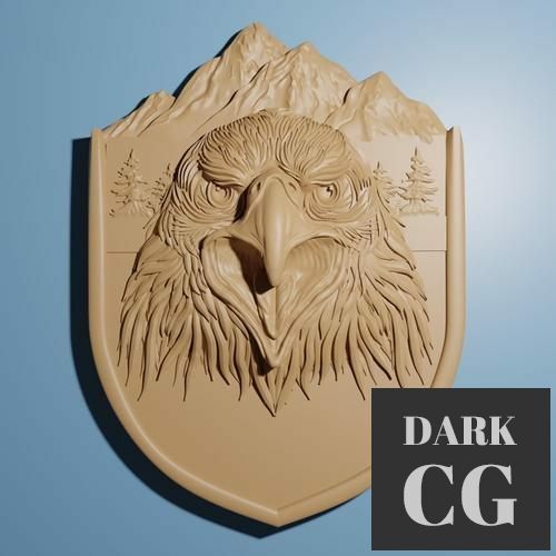 ﻿Eagle in Mountain – 3D Print
