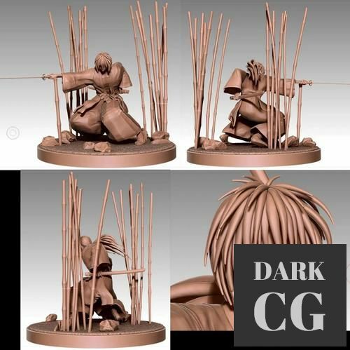 ﻿Kenshin Himura Battosai – 3D Print