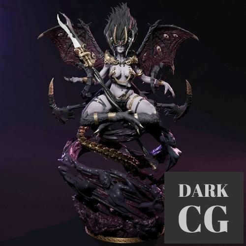 ﻿Queen of Slaanesh - Warhammer 40,000 – 3D Print