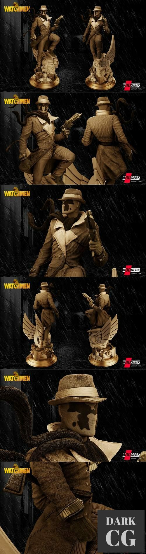 ﻿B3dserk Rorschach Sculpture – 3D Print