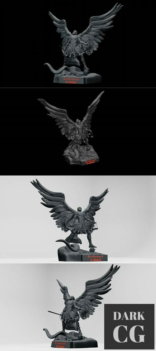 ﻿St Michael the Archangel – 3D Print