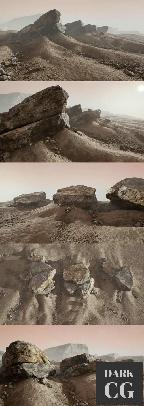 Unreal Engine – Realistic Rocks Vol. 1