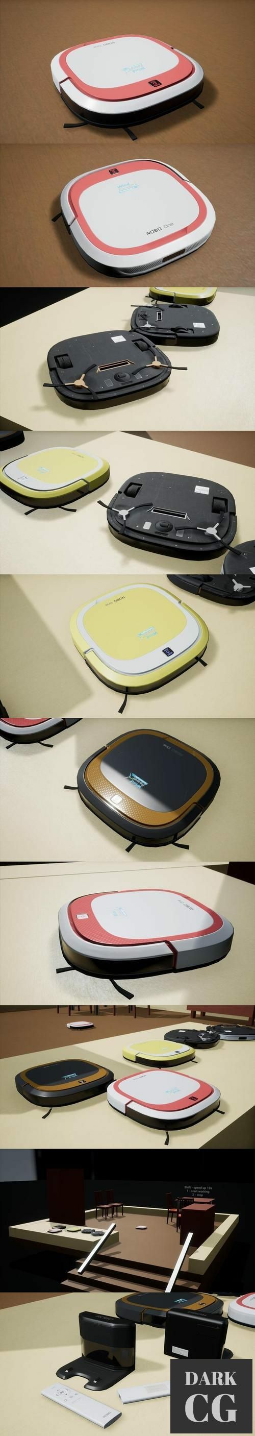 Unreal Engine Robot Vacuum Cleaner