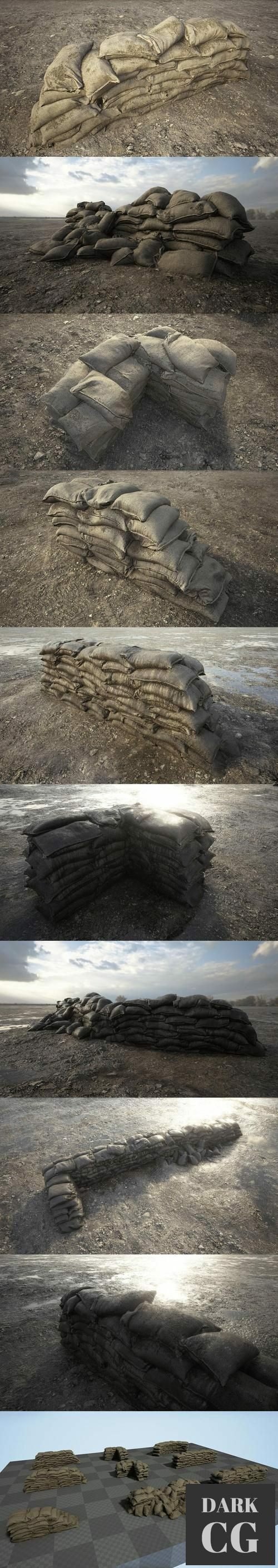 Unreal Engine Sandbag Walls