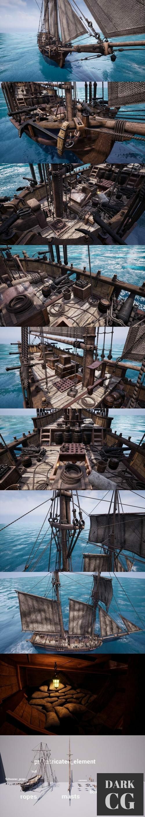 Unreal Engine Schooner Hannah