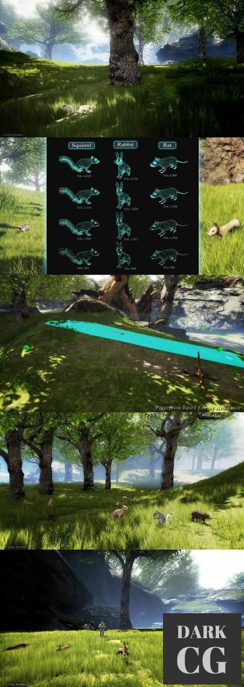 Unreal Engine Small Animal Behavior Pack Rabbit Squirrel Rat