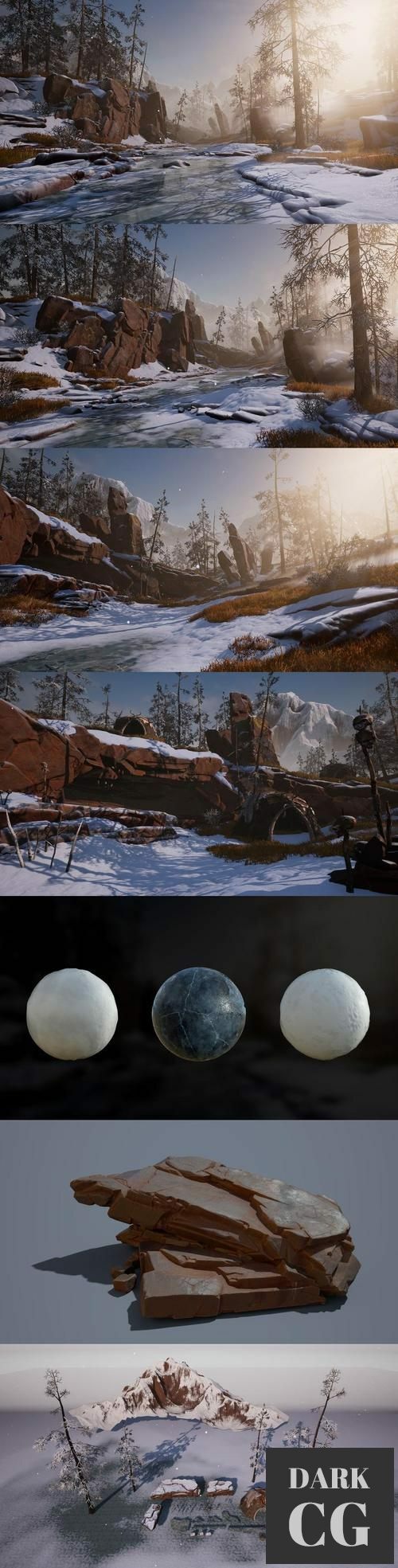 Unreal Engine – Snow Forest