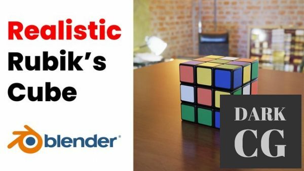 Blender 3D: Easy Realistic Rubik's cube