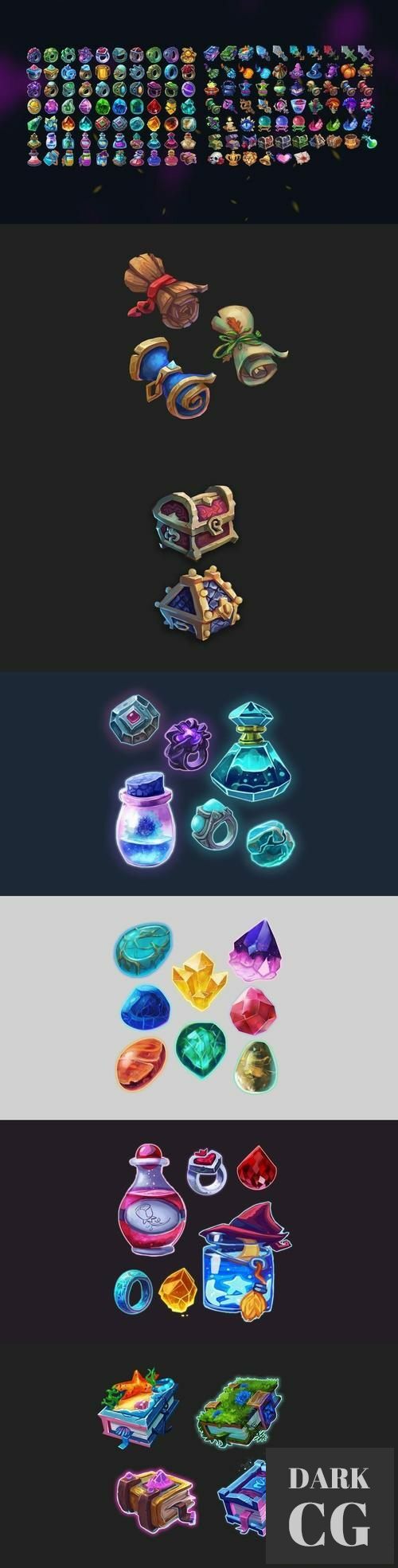 Unreal Engine – Stylized Magic Icons Pack