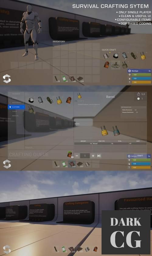 Unreal Engine Survival Crafting System