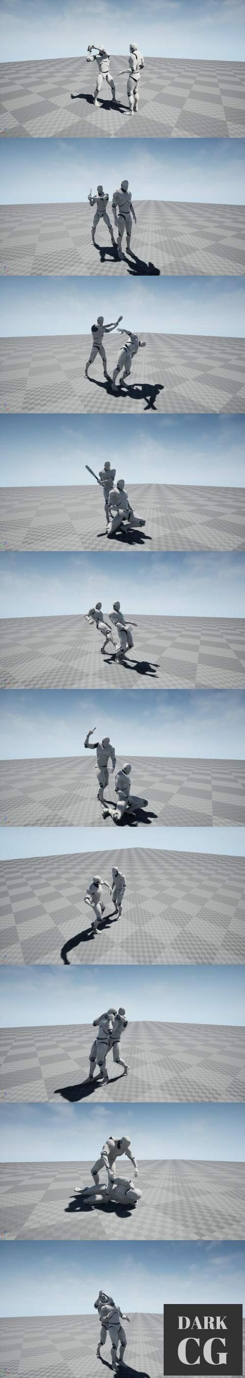 Unreal Engine Takedown Animations Vol 1