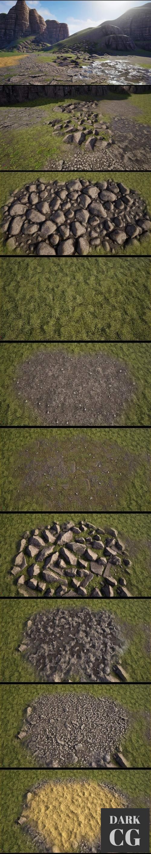 Unreal Engine – Terrain Materials VOL.2