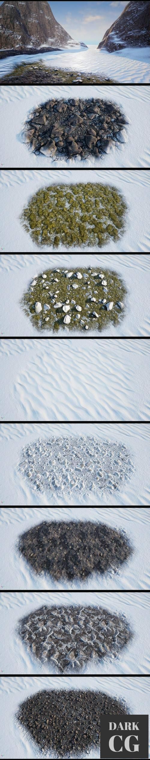Unreal Engine Terrain Materials VOL 4