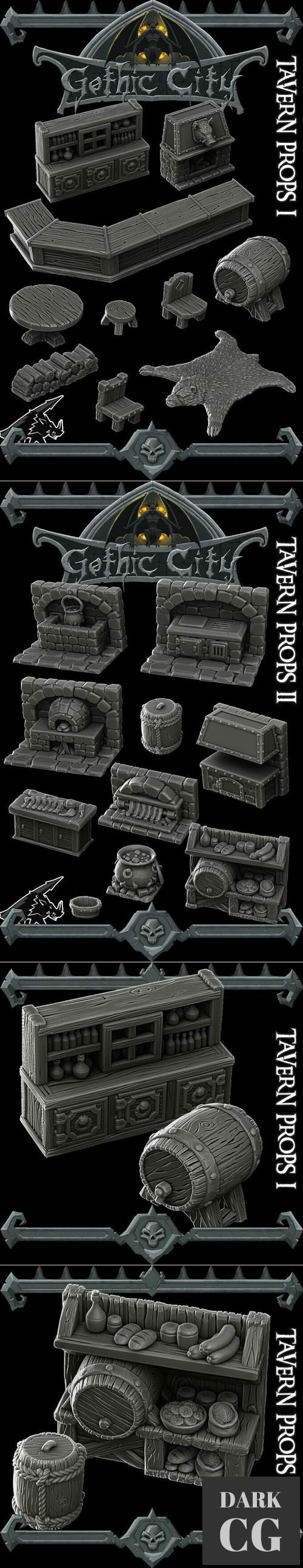 ﻿Stretch goals tavern props 1-2 – 3D Print