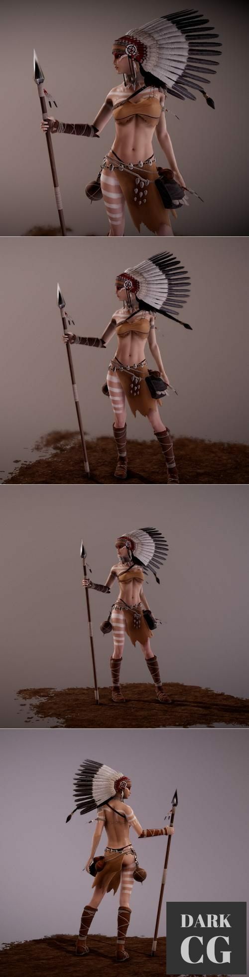3D Model Linhi Character 3D Print