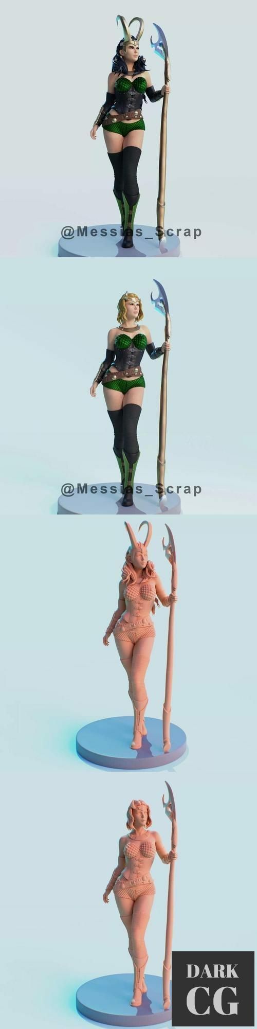﻿Lady Loki – 3D Print