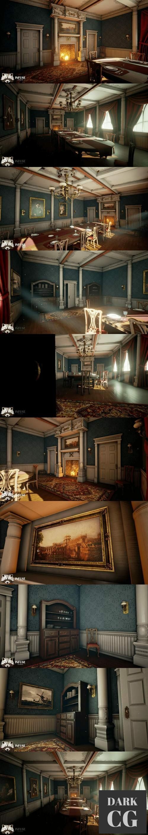 Unreal Engine Victorian Dining Room