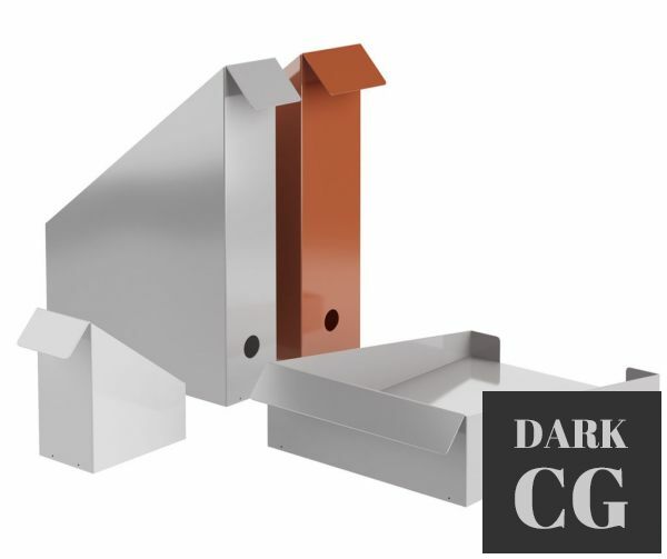 3D Model Officers Desk Accessories by 201 Design Studio