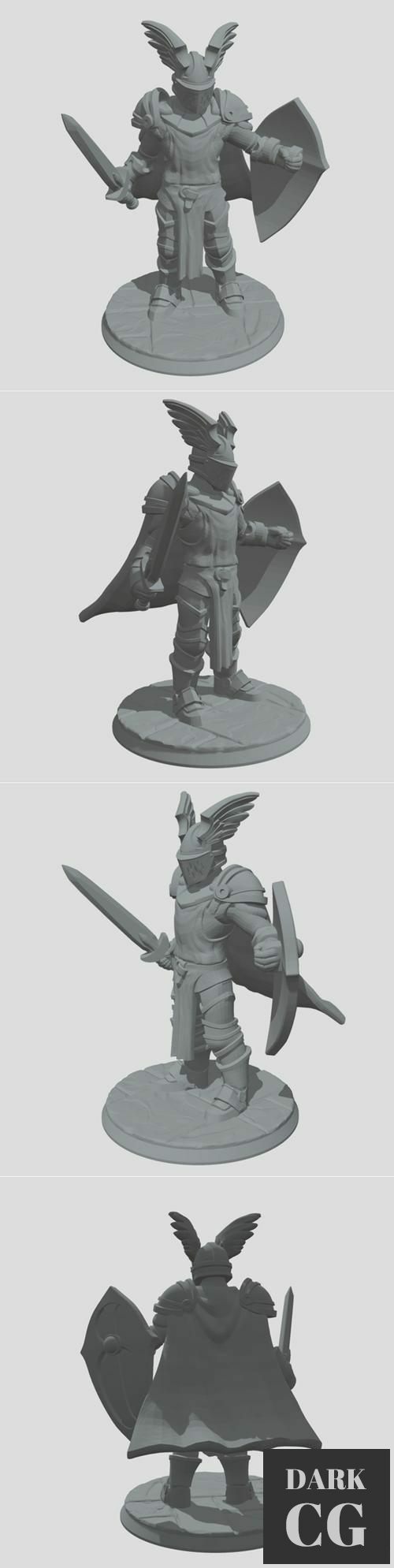 ﻿Hero Forge Paladin Demo – 3D Print