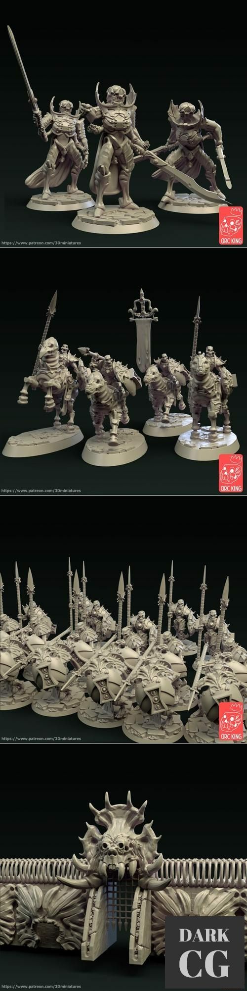 ﻿Orc King Miniature May 2021 – 3D Print