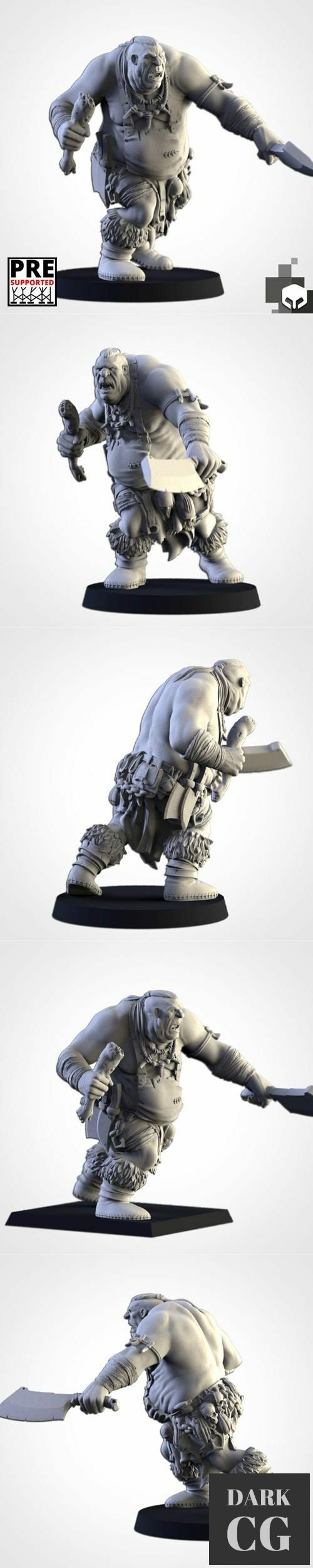 ﻿The Butcher Ogre – 3D Print