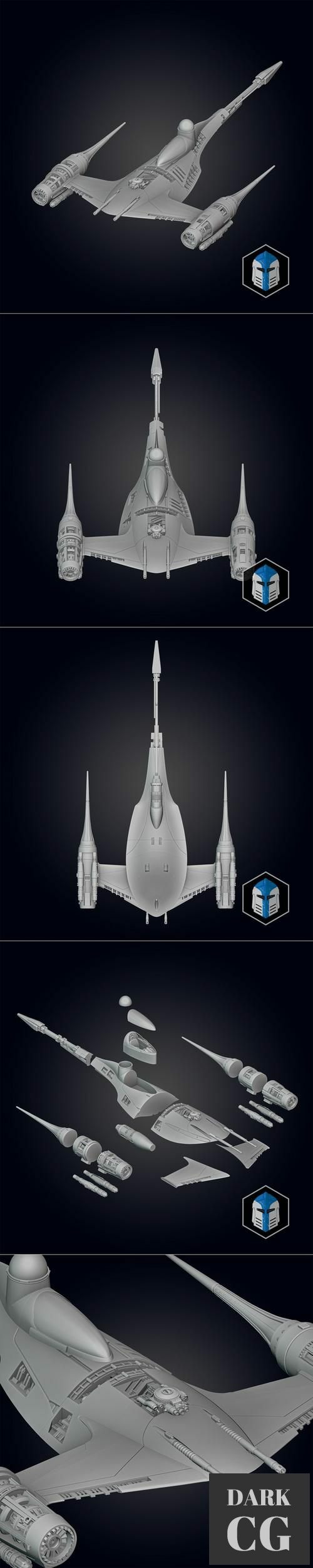 ﻿Mando's N-1 Starfighter – 3D Print