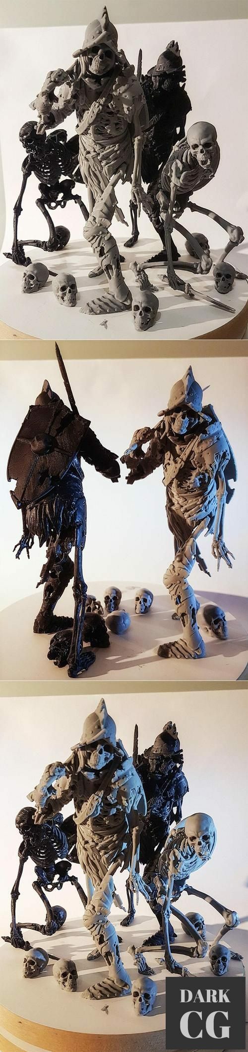 ﻿Skeleton Knight – 3D Print