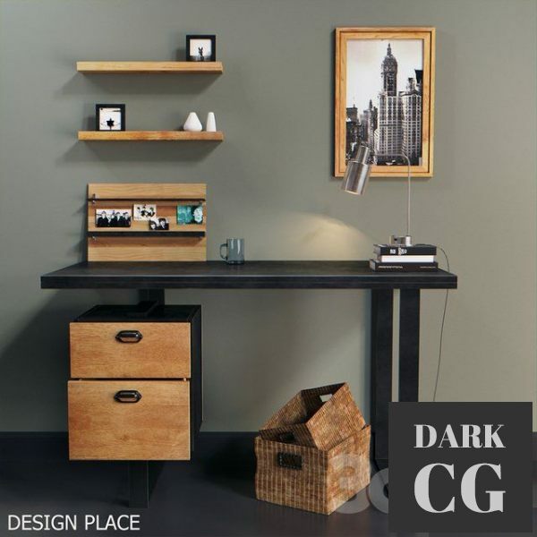 3D Model Design Place Table