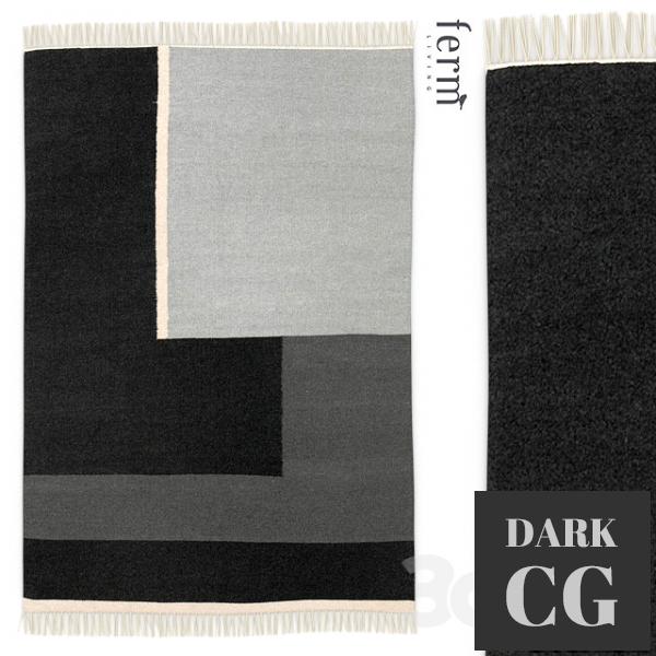 3D Model Rug Ferm Living Kelim Rug
