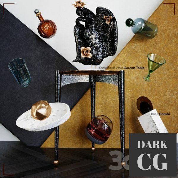 3D Model Coffee table GARCON TABLE