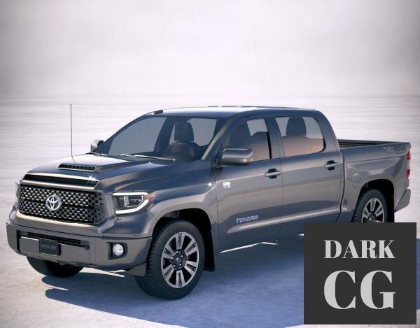 3D Model Toyota Tundra TRD 2018