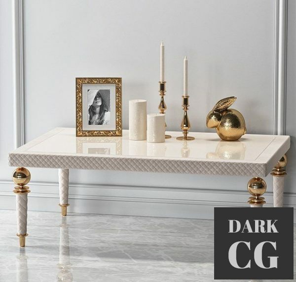 3D Model Coffee table Palladium
