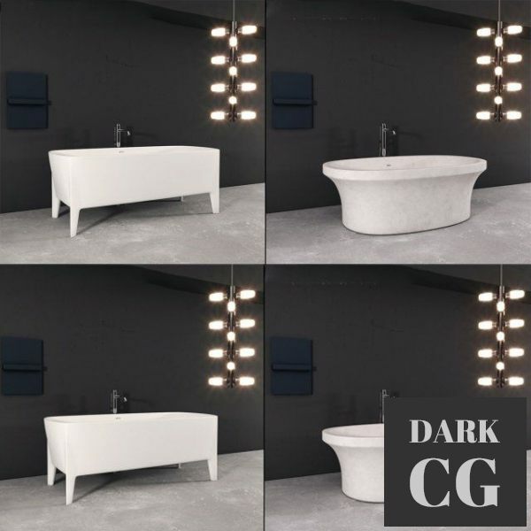 3D Model Bath collection Antonio Lupi 4 Bath