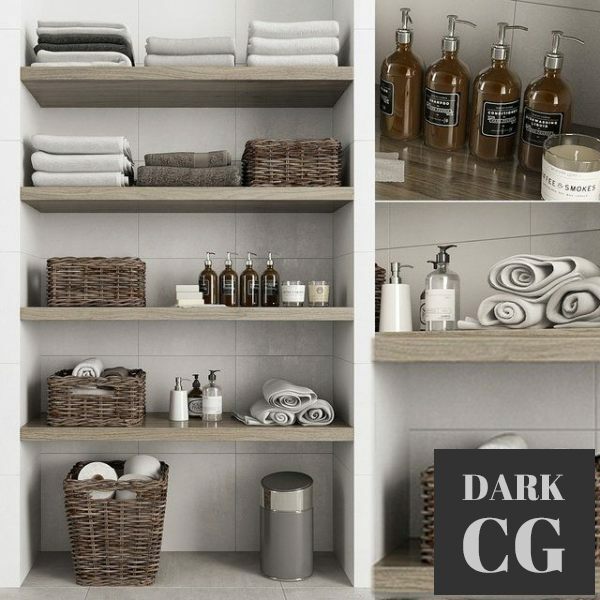 3D Model Bathroom Decor