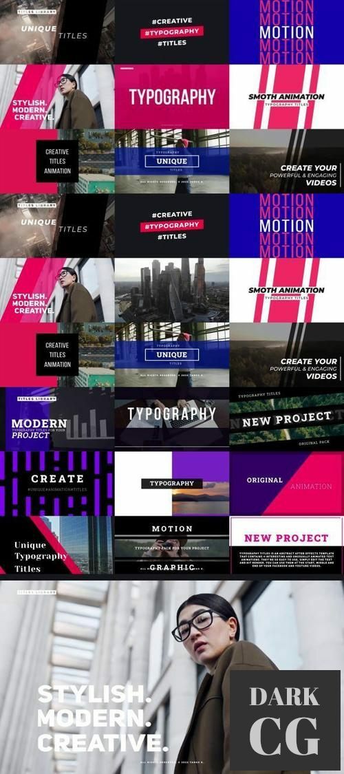 Typography 2.0 | After Effects 36371482