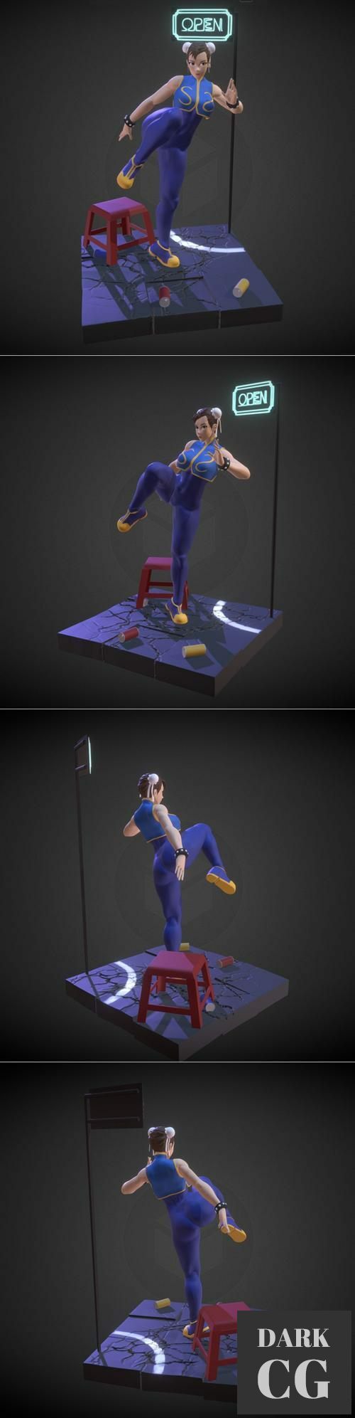 ﻿Chun Li – 3D Print