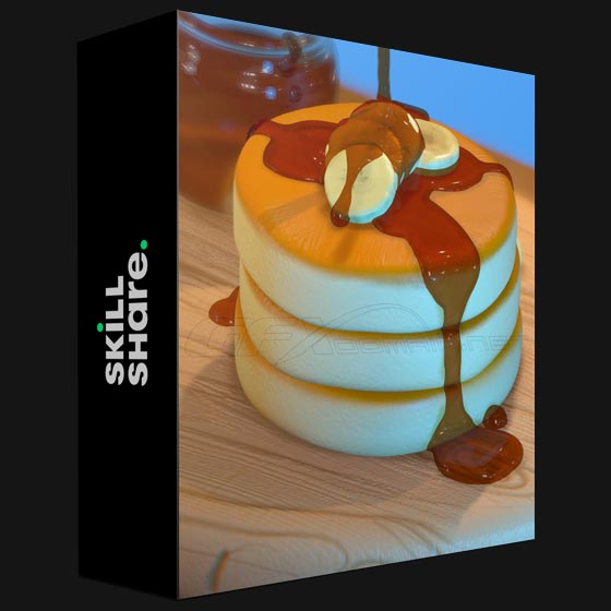 Skillshare THICK Pancakes 3D Breakfast in Nomad Sculpt Intermediate Class