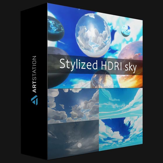 ArtStation Cartoon Stylized HDRI sky