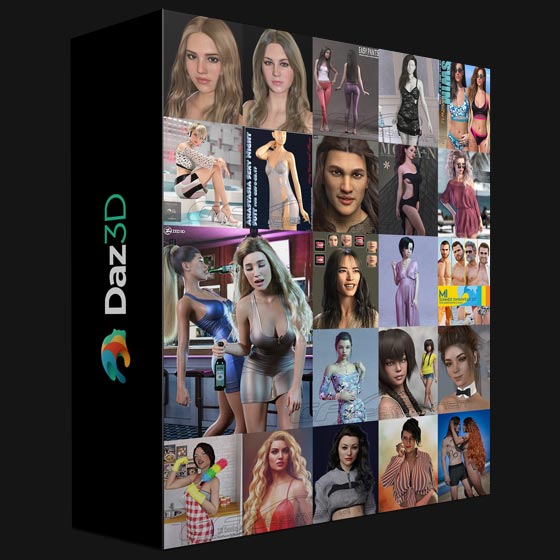 DAZ3D Poser Bundle 1 February 2022