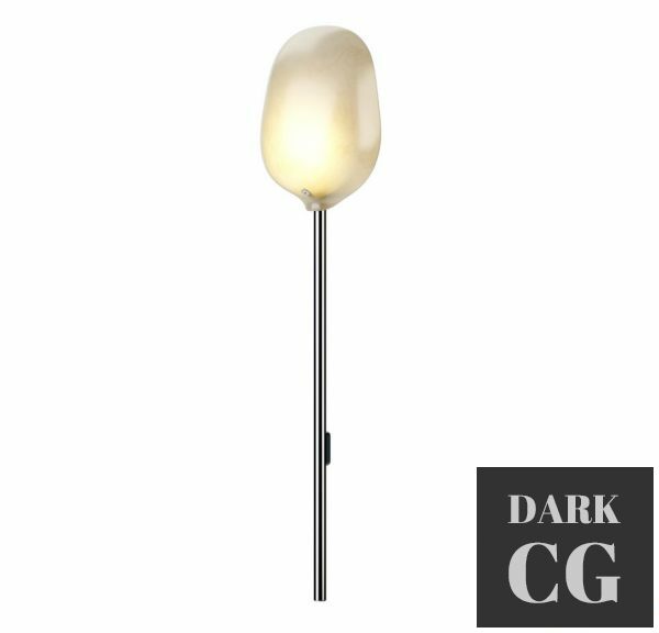 3D Model Pilot 1M Sconce Light by Rich Brilliant Willing